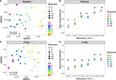 Bacteria Respond Stronger Than Fungi Across a Steep Wood Ash-Driven pH Gradient
